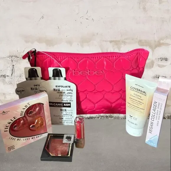 BeBe NWT Cosmetic Bag Bundle - Picture 1 of 16